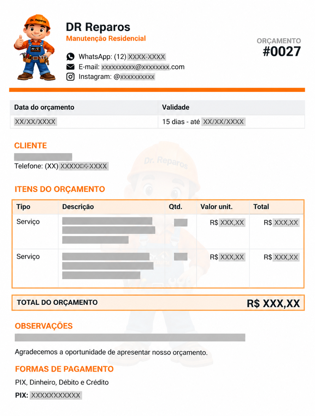 DR Reparos ERP - Tela 03